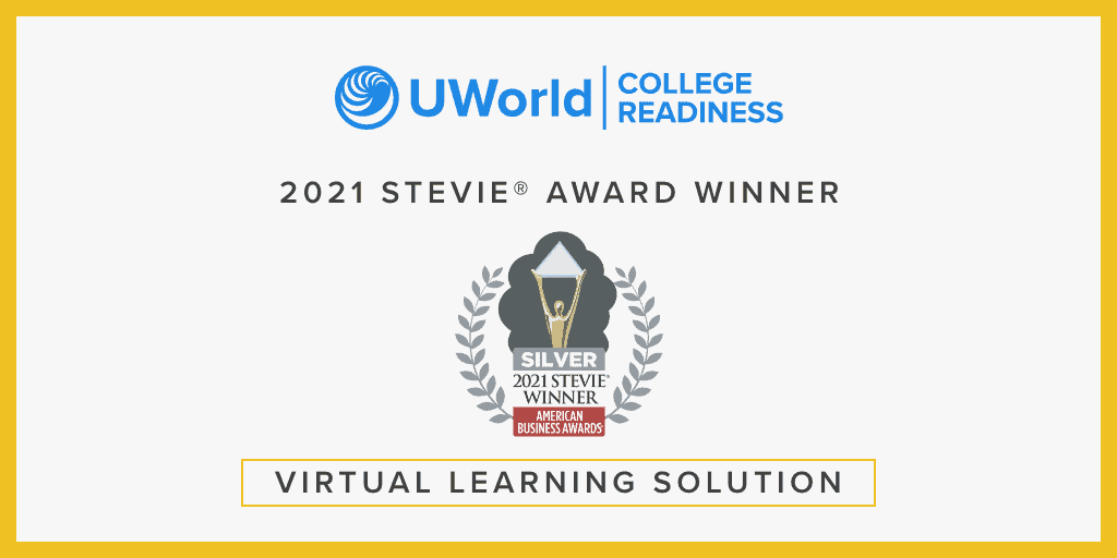 UWorld College Prep wins Stevie Award