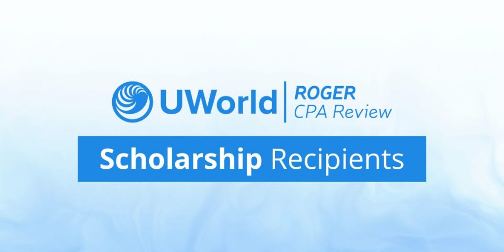 UWorld Roger CPA Review Spring 2022 Scholarship Recipients