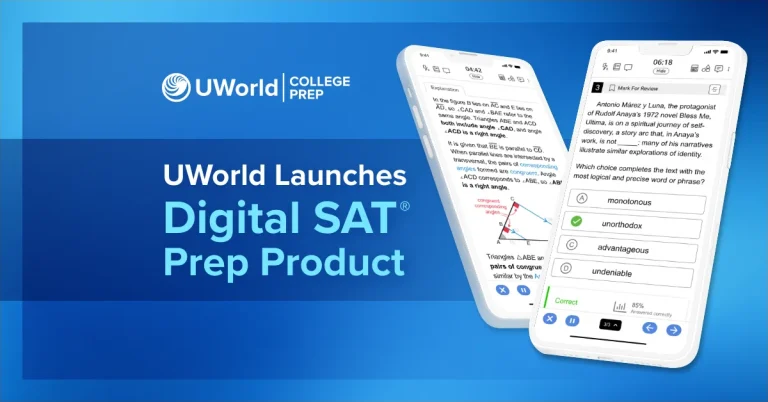 UWorld Collegeprep Launches Digital SAT Prep Product
