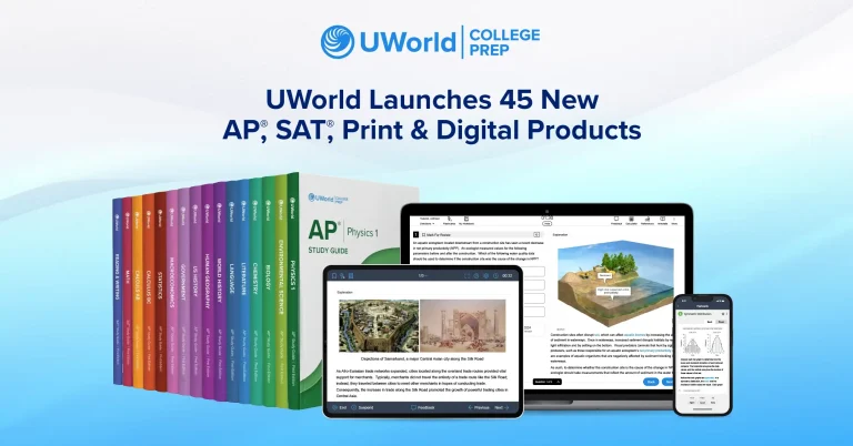 UWorld Launches 45 New AP, SAT, Print & Digital Products