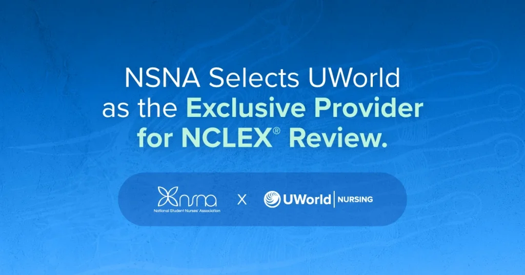 UWorld Selected as Exclusive NCLEX® Prep Resources Provider for National Student Nurses’ Association