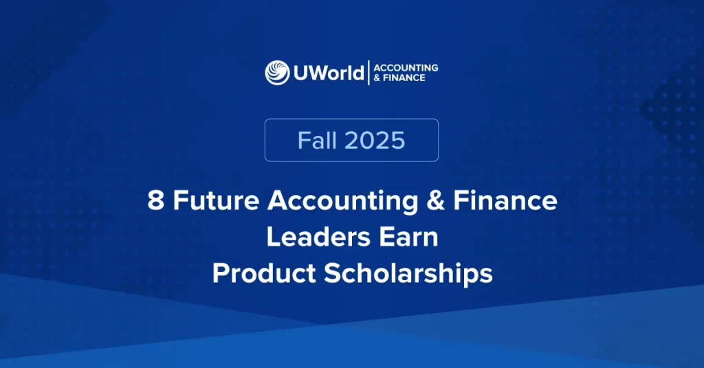 UWorld Announces Fall 2025 Accounting and Finance Scholarship Winners